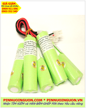 Pin sạc 3.6v SC2000mAh; Pin đèn exit thoát hiểm 3.6v SC2000mAh; Pin đèn sự cố khẩn cấp 3.6v SC2000mAh
